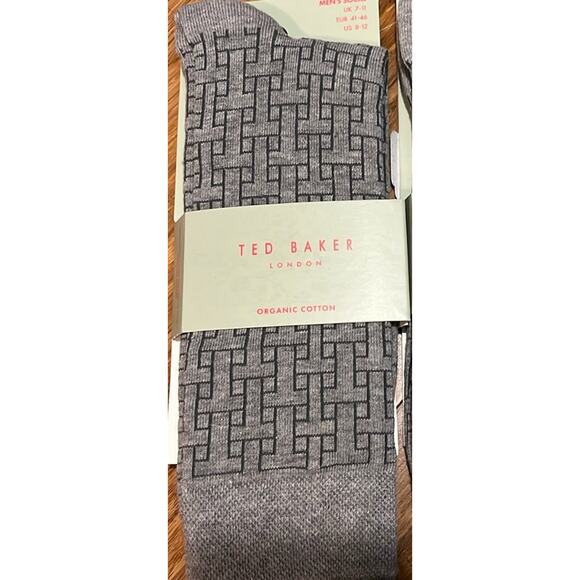 Ted Baker London T-Pattern Mid-Calf Dress Socks - 1 pair - Picture 2 of 3